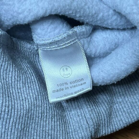 Drew House Just Bieber Gray Cropped Hoodie Medium - Picture 8 of 8